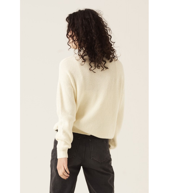 Women's sweater with quarter zip Garcia Jeans (H10240-6588-VANILLA-ICE)