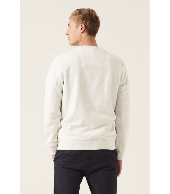Men's sweatshirt with a round neckline Garcia Jeans (H11266-625-WHITE-MELEE)