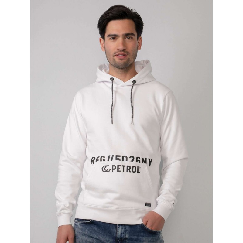 Men's hoodie Petrol Industries (M-3010-SWH320-0000-BRIGHT-WHITE)