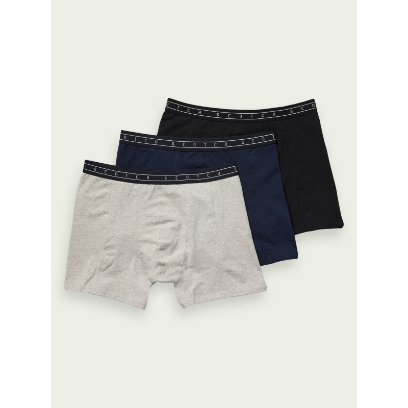 Men's boxer shorts (3pack) Scotch & Soda (151033-0217-COMBO-A-MULTICOLOUR)