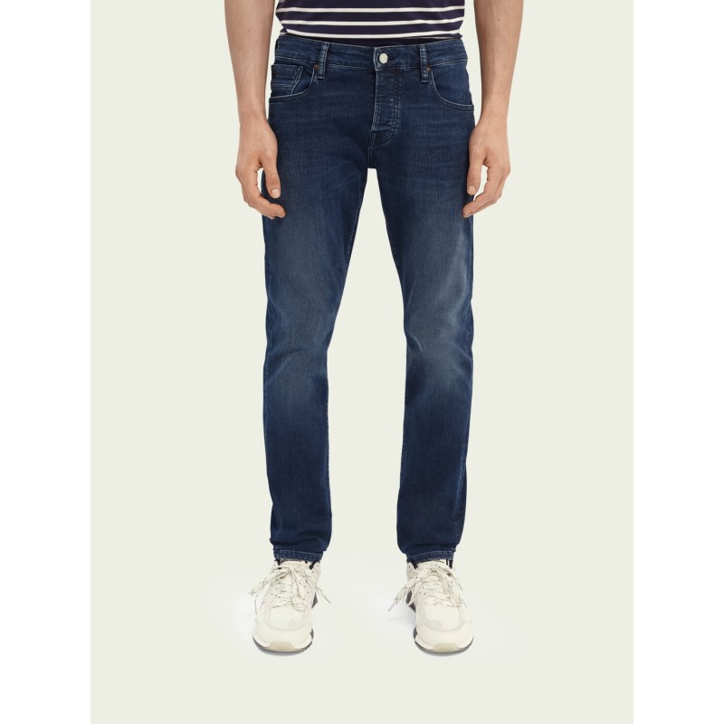 Men's mid-rise regular slim fit jeans Scotch & Soda (160630-4072-TREASURE-TROVE-BLUE)