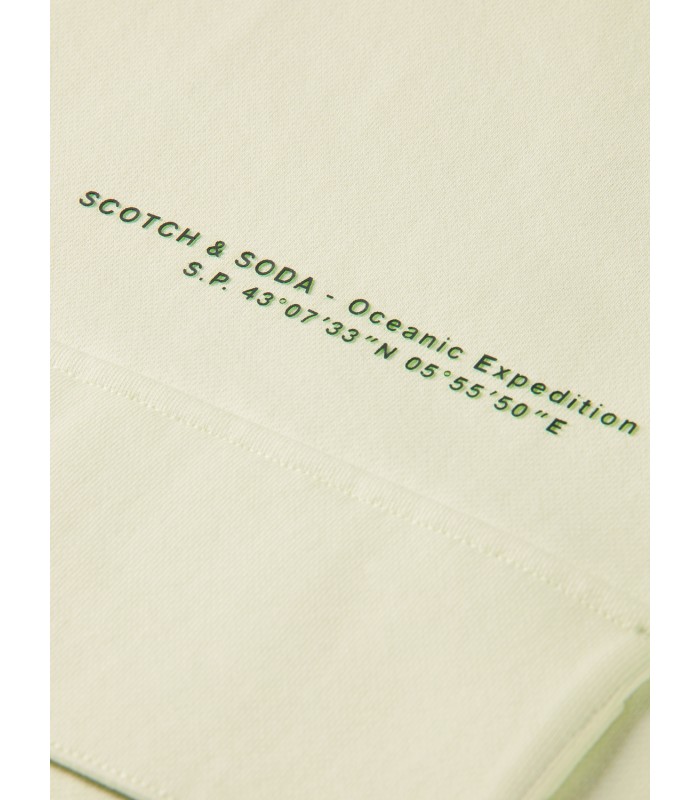 Men's half-zip sweatshirt Scotch & Soda (160832-0514-SEAFOAM-GREEN)