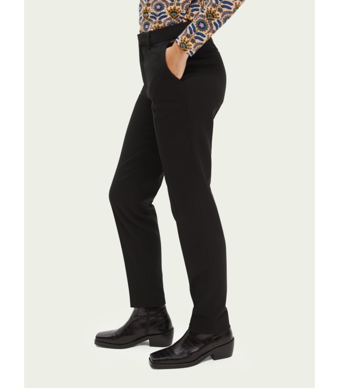 Women's tailored slim fit trousers Scotch & Soda (163680-0008-BLACK)