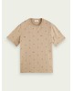 Men's T-shirt with a round neckline Scotch & Soda (163962-0220-COMBO-D-BEIGE)