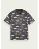 Men's T-shirt with a round neckline Scotch & Soda (163969-0218-COMBO-B-GREY)