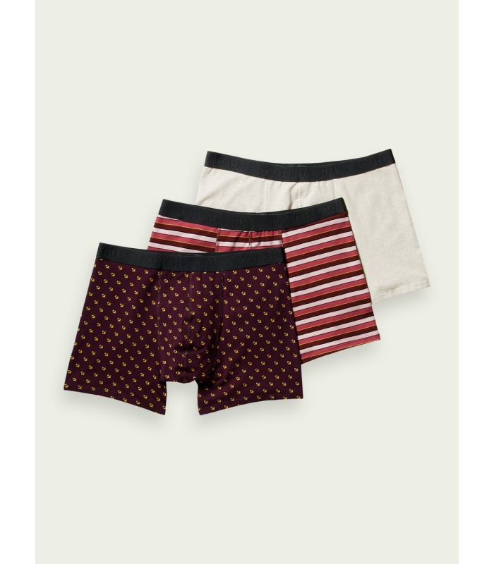 Men's boxer shorts (3pack) Scotch & Soda (164143-0219-COMBO-C-MULTICOLOUR)