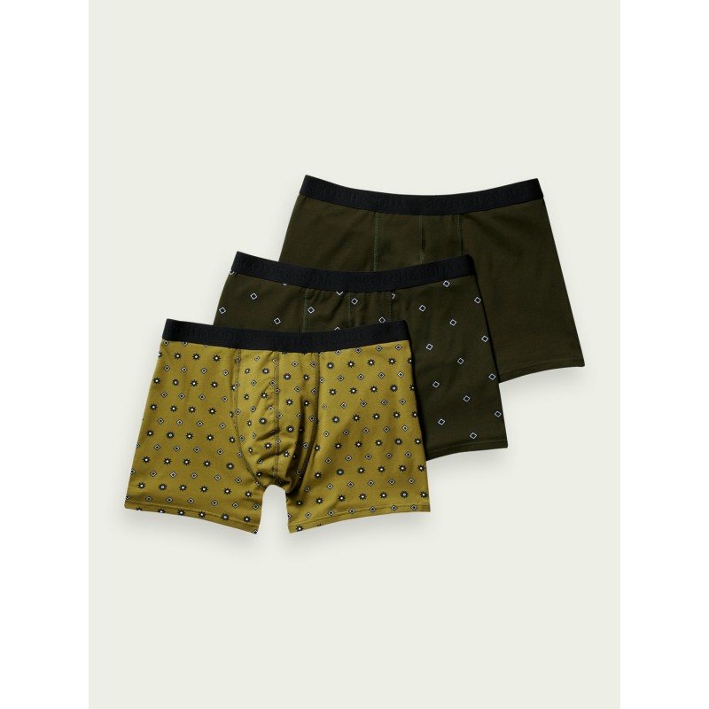 Men's boxer shorts (3pack) Scotch & Soda (164143-0220-COMBO-D-MULTICOLOUR)