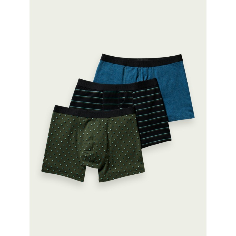 Men's boxer shorts (3pack) Scotch & Soda (164144-0220-COMBO-D-MULTICOLOUR)