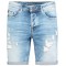 Garcia Jeans men's elastic shorts with button closure (635-6674-VINTAGE-USED-BLUE)