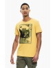 Garcia Jeans men's T-shirt with round neckline (C11002-3326-SUNSET-YELLOW)