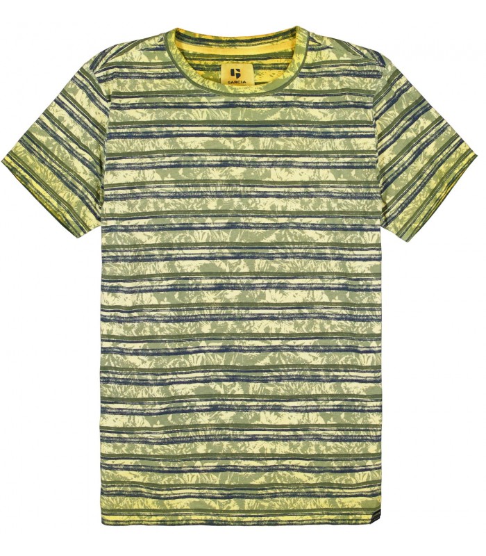 Garcia Jeans men's T-shirt with round neckline (C11005-3326-SUNSET-YELLOW)