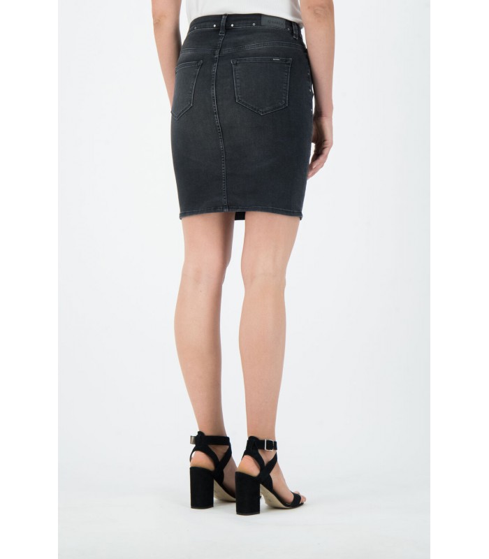 Women's denim skirt Garcia Jeans (GS100222-6055-DARK-USED-BLACK-SMOKE-DENIM)