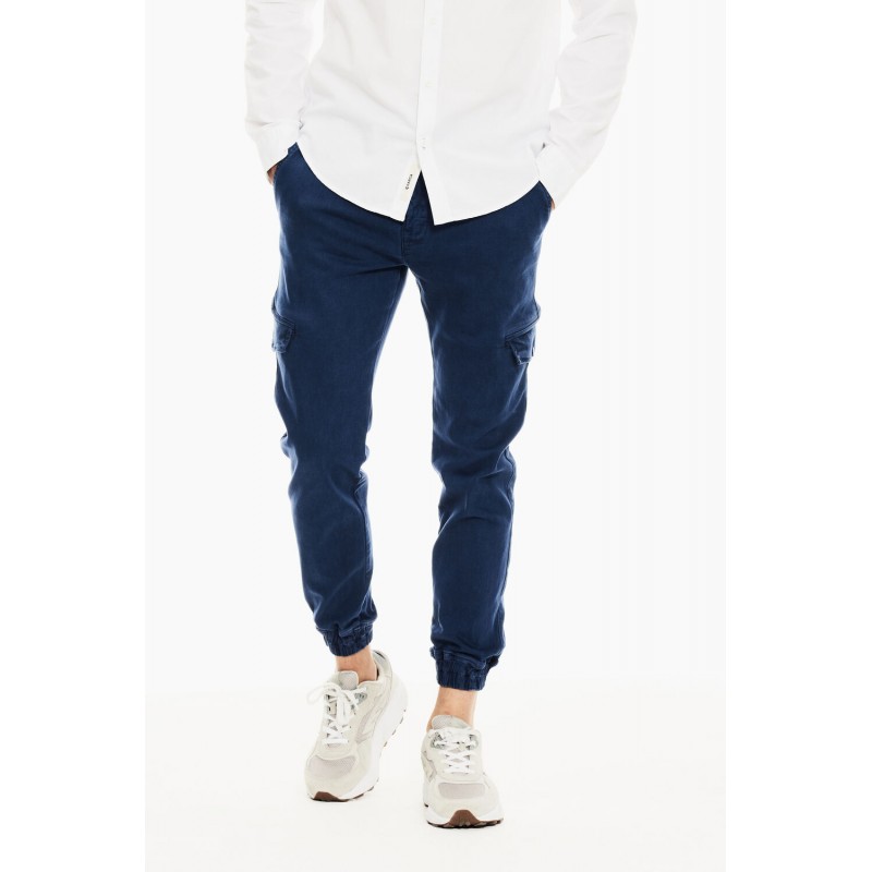 Men's cargo trousers Garcia Jeans (GS110260-1050-INDIGO-BLUE)