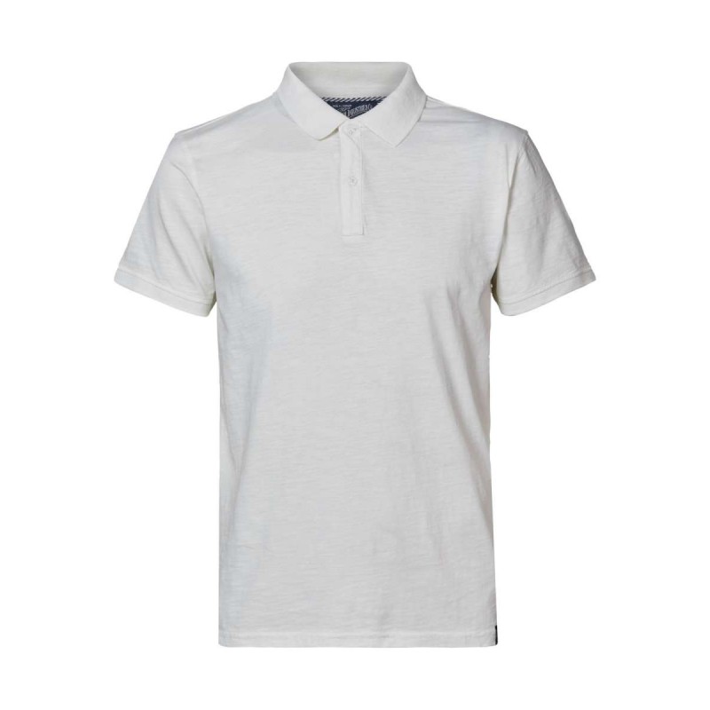 Men's polo T-shirt Petrol Industries (M-1010-POL908-0006-CHALK-WHITE)