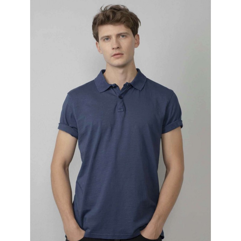 Men's polo T-shirt Petrol Industries (M-1010-POL908-5082-PETROL-BLUE)