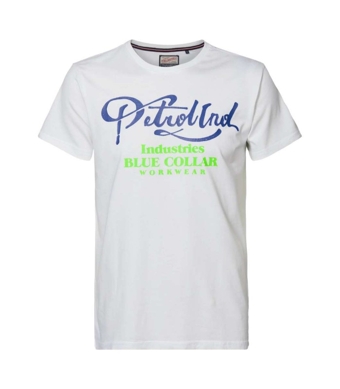 Petrol Industries men's T-shirt with round neckline (M-1010-TSR600-0000-BRIGHT-WHITE)