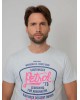 Petrol Industries men's T-shirt with round neckline (M-1010-TSR605-5146-BLEACHED-AQUA)
