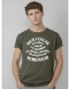 T-shirt ανδρικό με στρογγυλή λαιμόκοψη Petrol Industries (M-1010-TSR685-DARK-ARMY-6093)