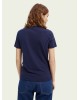 Scotch & Soda women's T-shirt with V neckline (159949-0004-NAVY)