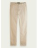 Παντελόνι ανδρικό chinos με φερμουάρ σε regular slim γραμμή Scotch & Soda (160720-0086-KIT-BEIGE)
