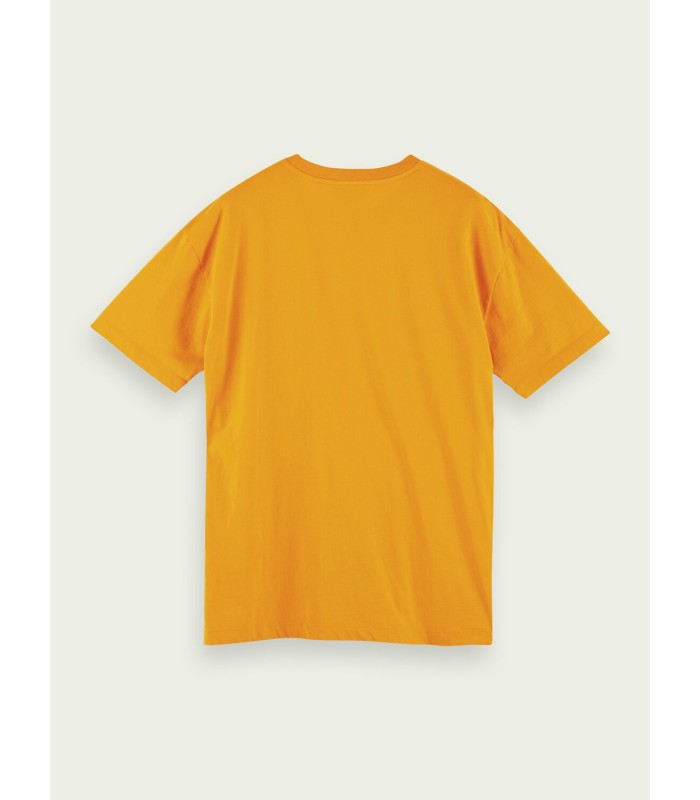 T-shirt ανδρικό με στρογγυλή λαιμόκοψη Scotch & Soda (160848-0041-RUST-YELLOW)