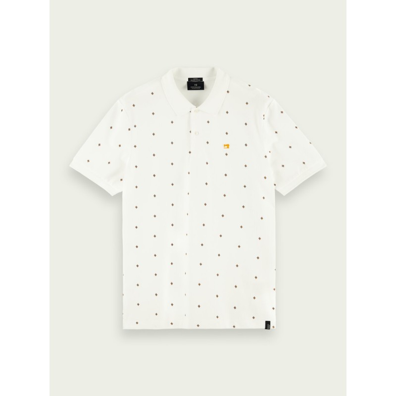 Men's polo T-shirt Scotch & Soda (160876-0220-COMBO-D-WHITE)