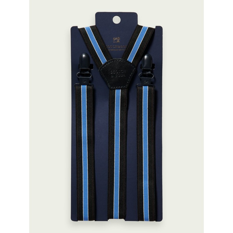 Scotch & Soda men's suspenders (160951-0218-COMBO-B-BLUE)