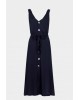 Women's long dress with buttons Tiffosi (10039753-SHARA-BLUE)