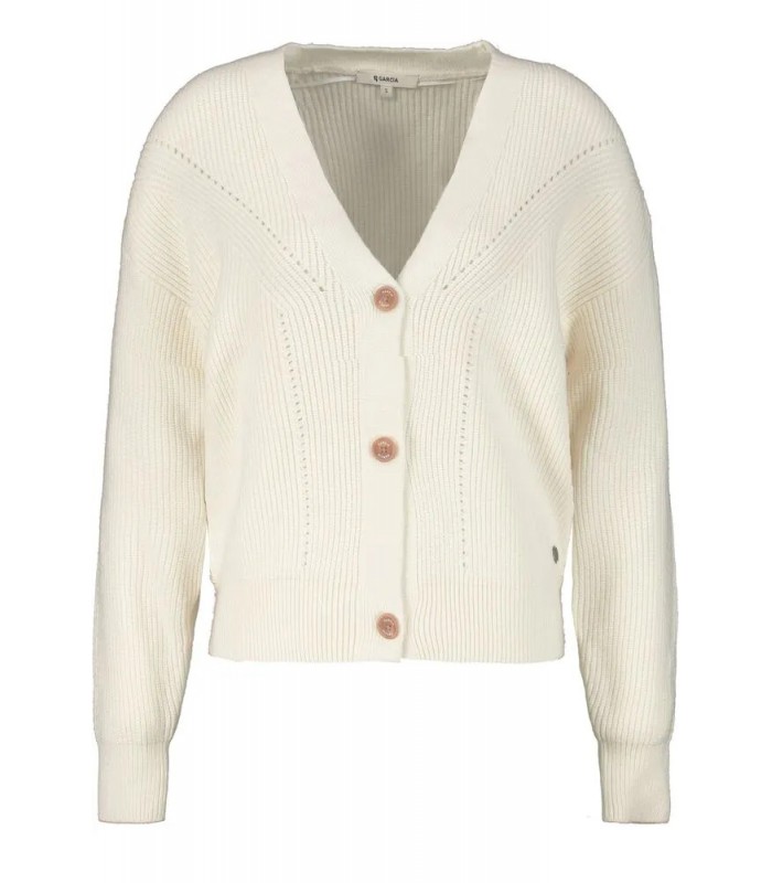 Women's knitted cardigan with buttons Garcia Jeans (T20251-53-OFF-WHITE)