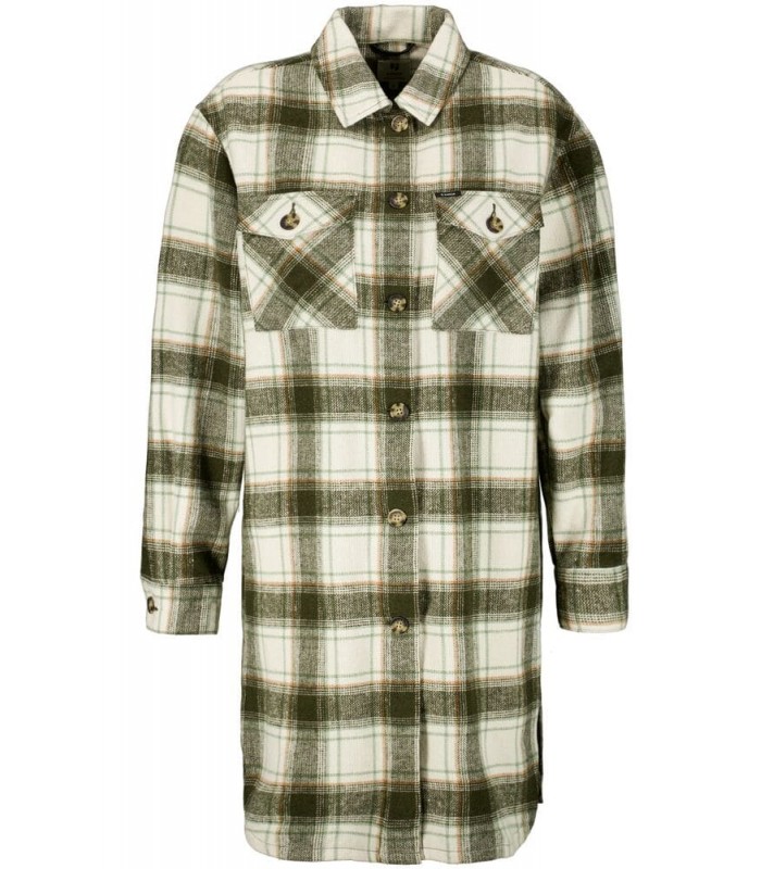 Women's checkered overshirt with chest pockets Garcia Jeans (T20291-6233-FERN-FOREST)