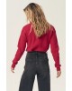 Women's jumper with high neck Garcia Jeans (U20055-8054-RED-LIPS)