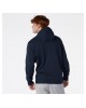 New Balance men's hooded sweatshirt with zip (MJ03558-ECL-NAVY)