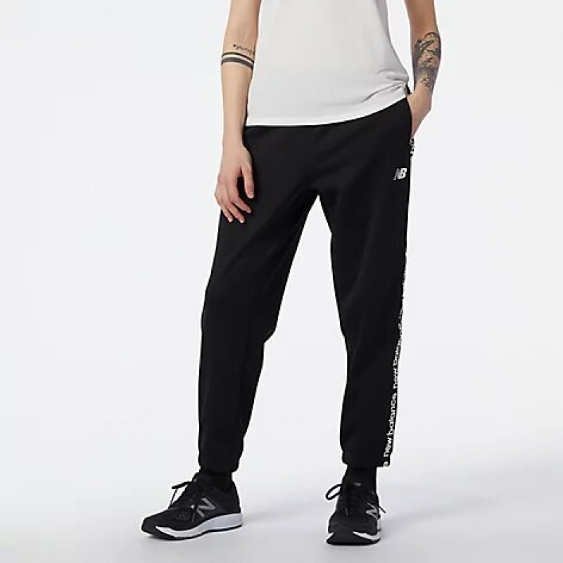 New Balance women's sweatpants (WP13176-BK-BLACK)