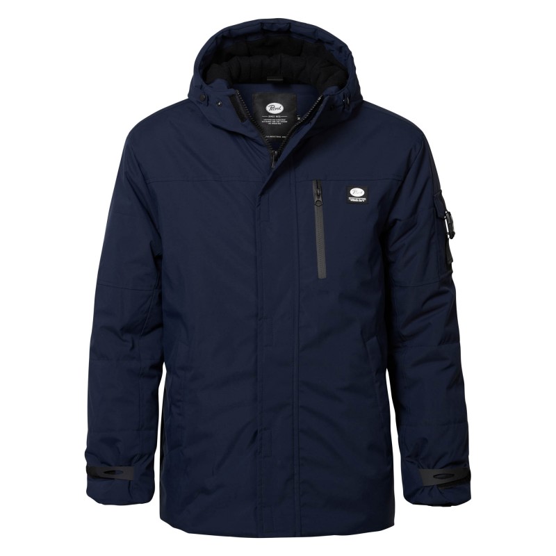 Men's hooded winter jacket Petrol Industries (M-3020-JAC104-5107-DARK-SAPHIRE-BLUE)