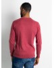 Men's pullover with a round neckline Petrol Industries (M-3020-KWR201-3154-SPICE-RED)