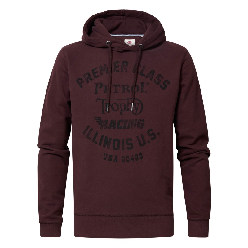 Men's hoodie Petrol Industries (M-3020-SWH319-3118-SYRUP-RED)