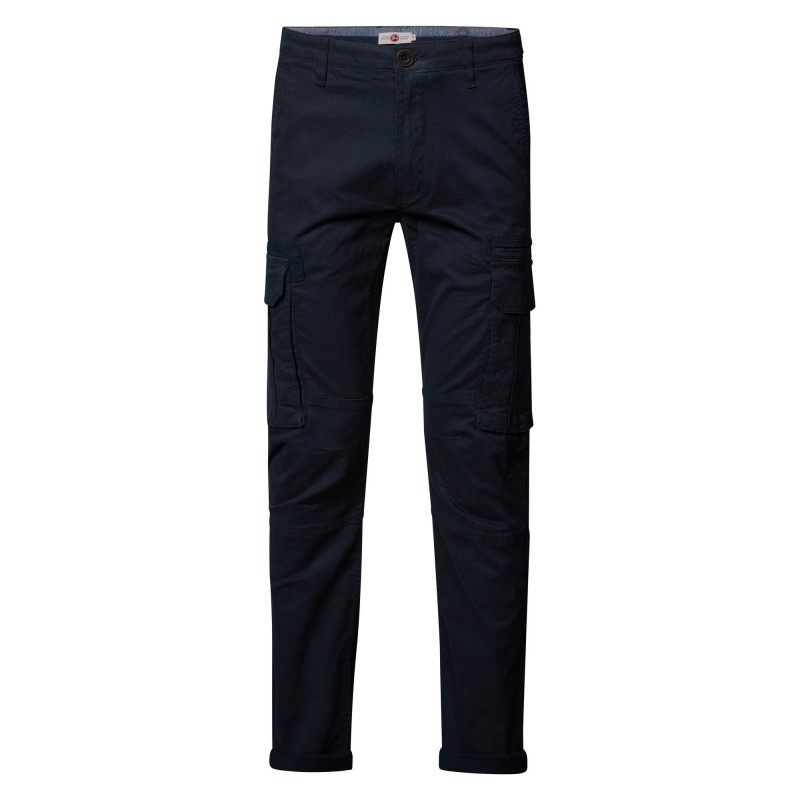 Men's tapered fit cargo trousers Petrol Industries (M-3020-TRO581-5107-DARK-SAPHIRE-BLUE)