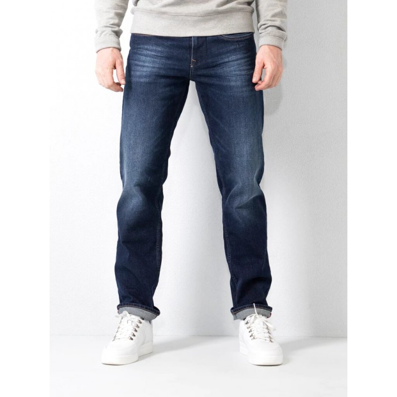 Men's regular fit jeans Petrol Industries (RILEY-5802-DARK-USED-BLUE)