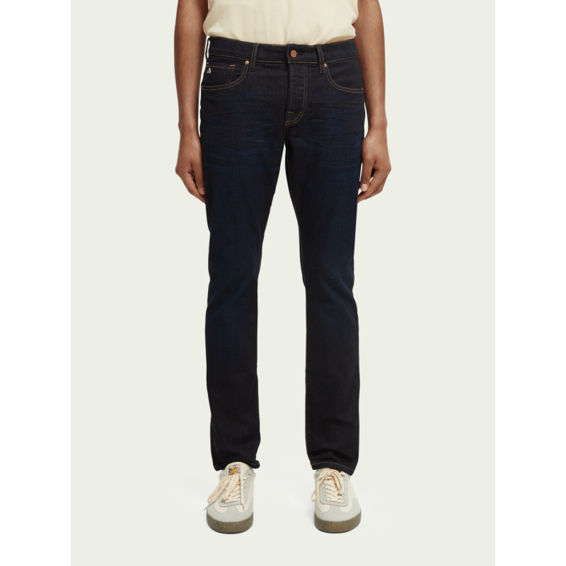 Men's mid-rise regular slim fit jeans Scotch & Soda (163920-1841-BEATEN-BACK-BLUE)