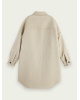 Scotch & Soda women's oversized overshirt (167432-0599-COMBO-T-LIGHT-GREY)