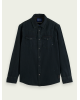 Men's long-sleeved denim shirt Scotch & Soda (169028-0008-BLACK)