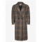 Tiffosi women's checkered oversized coat (10047142-PEPITA-290-BROWN)