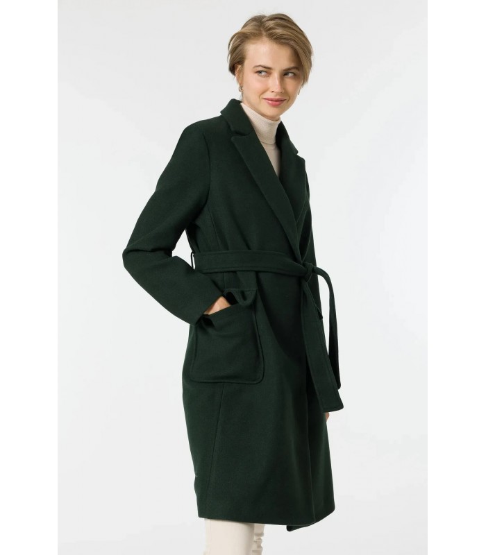 Tiffosi women's coat with belt (10047174-COMPI-868-GREEN)