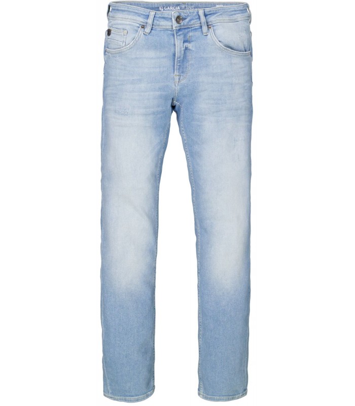 Παντελόνι ανδρικό με φερμουάρ σε slim γραμμή Garcia Jeans (630-4035-VINTAGE-USED-BLUE)