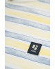 Men's striped T-shirt with a round neckline Garcia Jeans (O21005-4255-CORN-FIELD-YELLOW)
