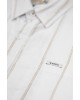 Men's long-sleeved striped shirt Garcia Jeans (O21088-50-WHITE)
