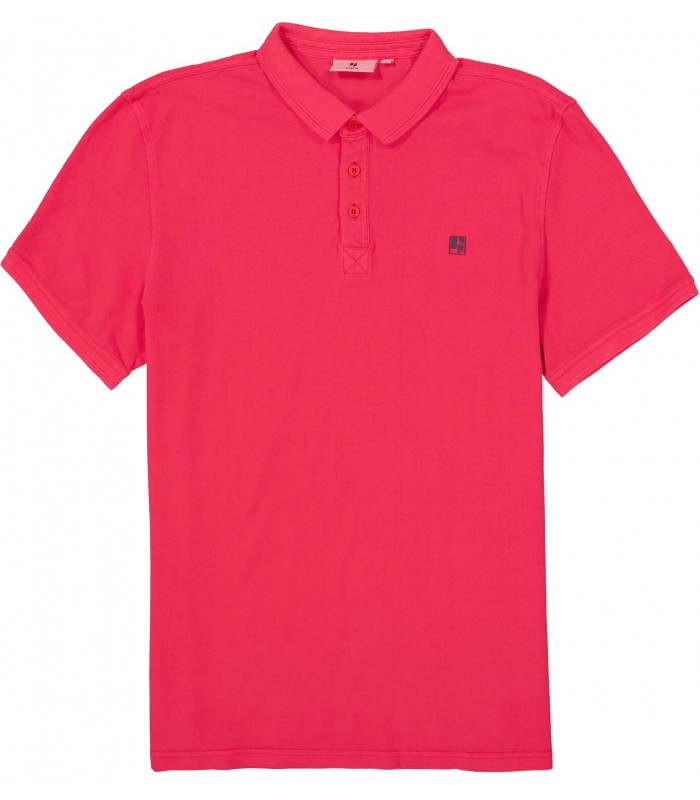 Πόλο T-shirt ανδρικό με τρία κουμπάκια Garcia Jeans (Z1150-5107-SCARLET-RED) 