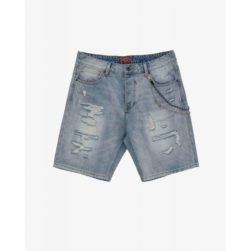 Men's denim shorts Gianni Lupo (GL809Y-BLUE)