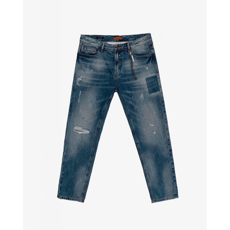 Men's slim fit jeans Gianni Lupo (GL824Y-BLUE)