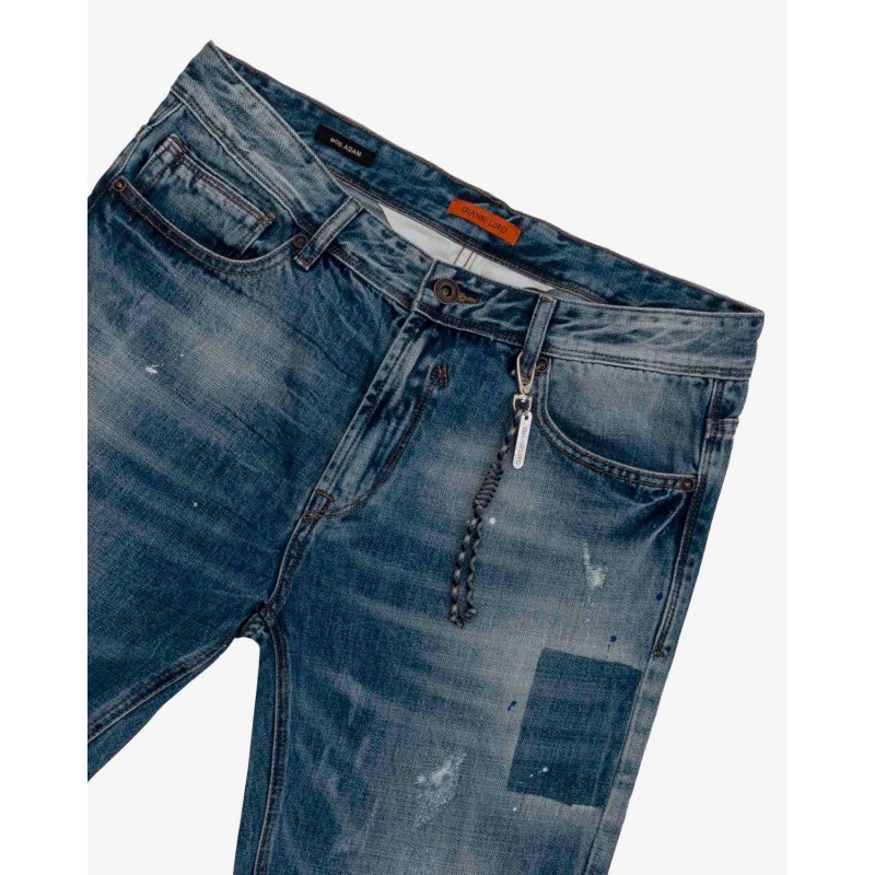 Men's slim fit jeans Gianni Lupo (GL824Y-BLUE)